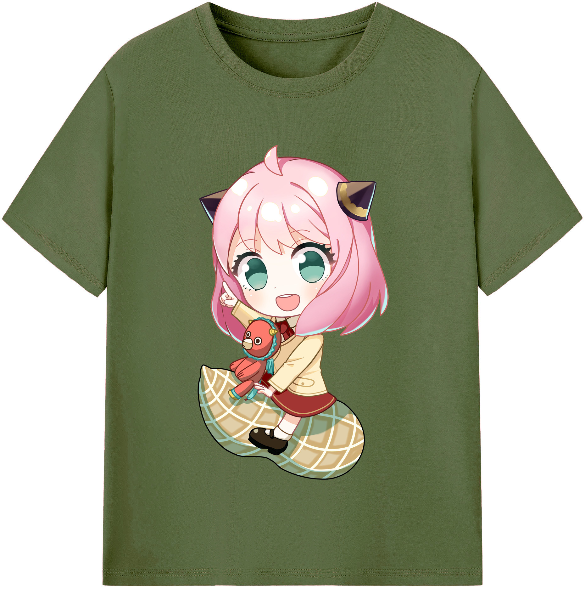 （画像用） SPY×FAMILY间谍家家酒 綿100％半袖Tシャツ（フロントプリント）